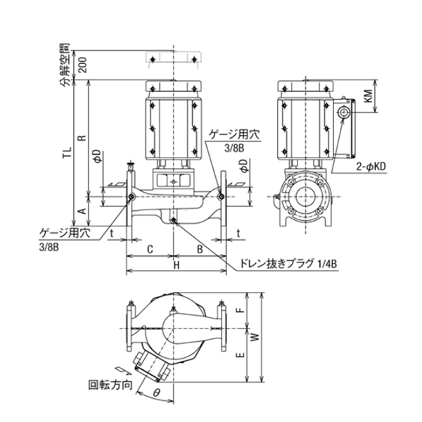 HITACHI-IES日立電動泵JDP 50X40B-E52.2