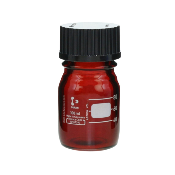 日本SIBATA柴田科學(xué)耐熱螺口瓶 棕色帶黑色瓶蓋017210-1002A