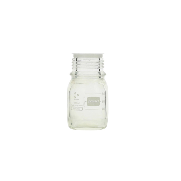 日本SIBATA柴田科學(xué)安全涂層螺口瓶寬口藍(lán)蓋  017580-3500