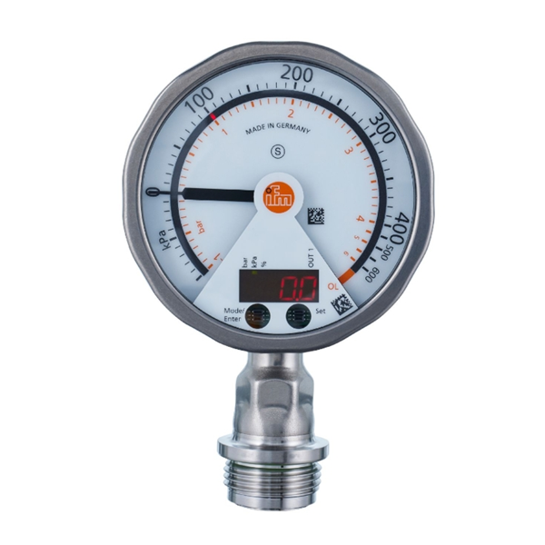 德國IFM易福門帶模擬顯示屏的齊平式壓力傳感器PG2735 PG-004-REA01-MFRKG/US/ /P