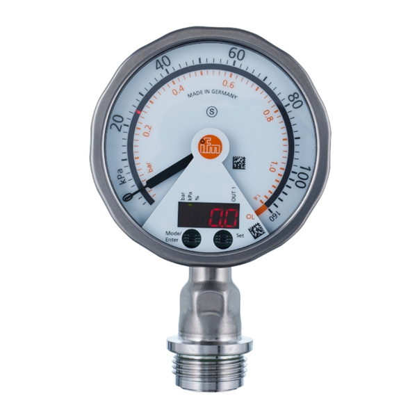 德國IFM易福門帶模擬顯示屏的齊平式壓力傳感器PG2735 PG-004-REA01-MFRKG/US/ /P