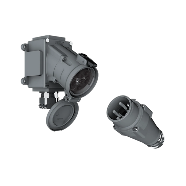 法國Marechal高溫插頭和插座125A– 440V–IP44–IK09金屬