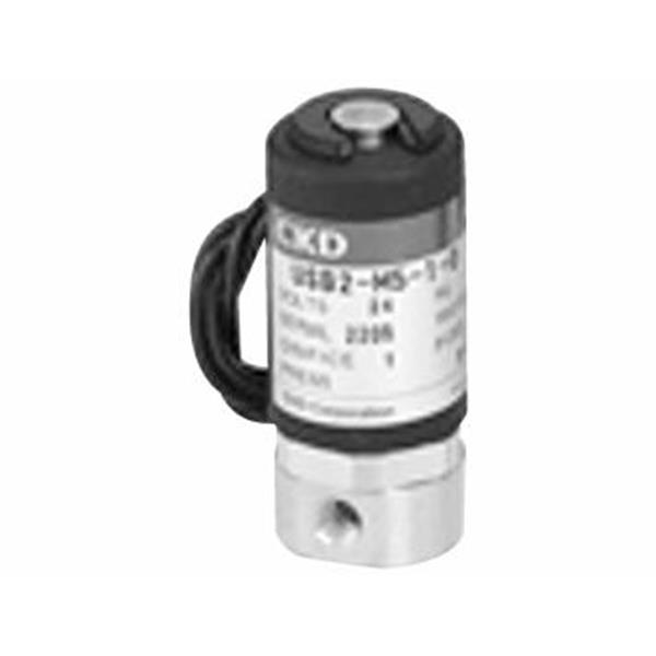 CKD喜開理多種流體小型直動式2通電磁閥USB2-M5-1-0-DC24V